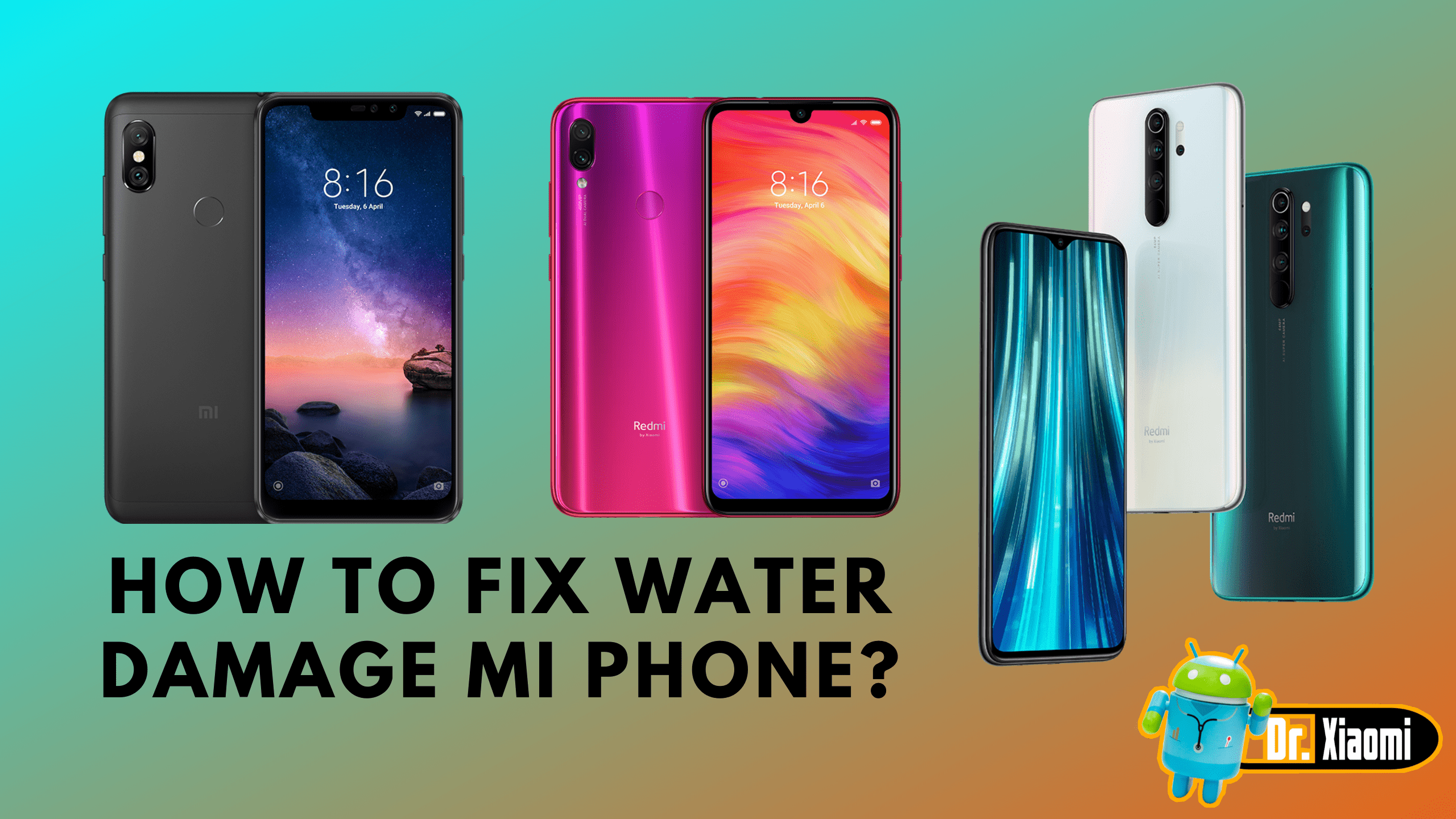 How To Fix Water Damage Mi Phone_