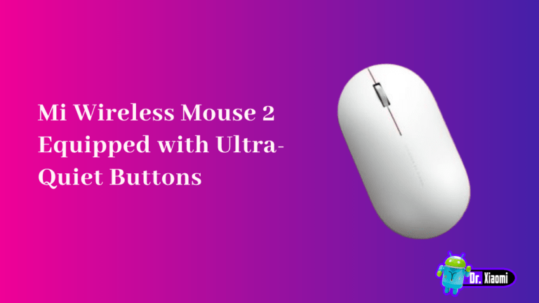 Mi Wireless Mouse 2 Equipped with Ultra-quiet Buttons